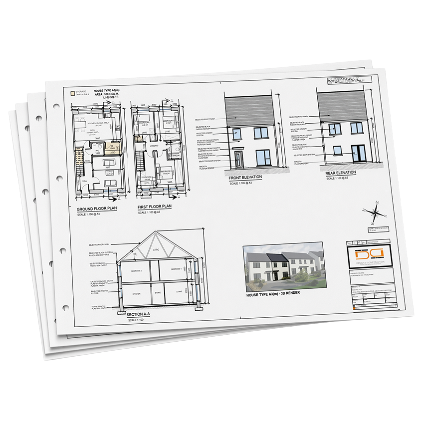Picture of A3 Folded to A4